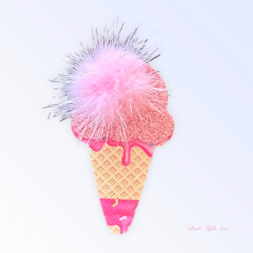 Yummy Ice Cream Drip Cone Hair Clip