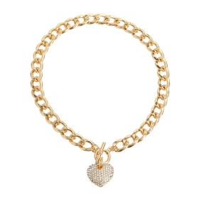 Heart Toggle Necklace