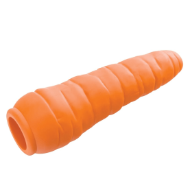 Planet Dog Orbee-Tuff Carrot Treat-Dispensing Dog Chew Toy Orange