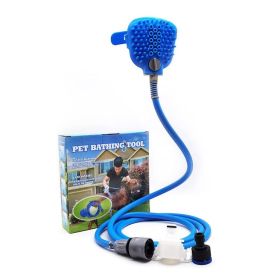Dog shower - silicone massage shower hose