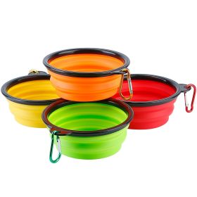 4 Piece Silicone Collapsible Pet Bowls
