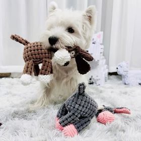 Grey Donkey Squeaky Toy