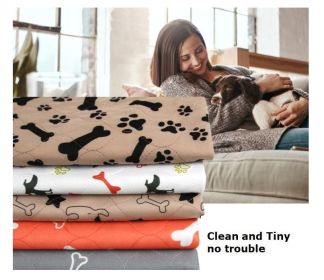 Three-layer Waterproof Pet Absorbent Pad - Orange - L