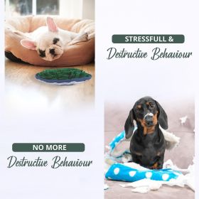 Adjustable Snuffle Mat for Pets - Enrichment Pet Foraging Mat for Smell Training and Slow Eating Stress Relief