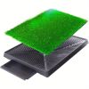 Dog Toilet Training Artificial Grass Mat Pet Cat Toilet Training Mat Dog Toilet Tray Lawn - Green