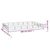 20-Panel Dog Kennel Black 39.4"x19.7" Powder-coated Steel