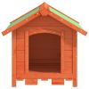 Dog House Brown 25.6"x25.6"x24.2" Solid Wood Pine