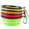 4 Piece Silicone Collapsible Pet Bowls