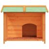 Dog House Brown 37.8"x34.3"x31.7" Solid Wood Pine