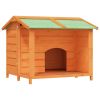 Dog House Brown 37.8"x34.3"x31.7" Solid Wood Pine