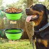 4 Piece Silicone Collapsible Pet Bowls