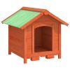 Dog House Brown 25.6"x25.6"x24.2" Solid Wood Pine