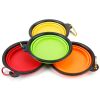 4 Piece Silicone Collapsible Pet Bowls