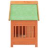 Dog House Brown 37.8"x23.8"x34.3" Solid Wood Pine