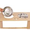 Raised Dog Bowl Stand for Medium Sized Dogs