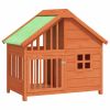 Dog House Brown 37.8"x23.8"x34.3" Solid Wood Pine