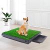 Dog Toilet Training Artificial Grass Mat Pet Cat Toilet Training Mat Dog Toilet Tray Lawn - Green
