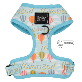 Sassy Woof Brand - Adjustable Harness - Many options! (Color: Mama's Boy, size: large)