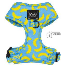 Sassy Woof Brand - Adjustable Harness - Many options! (Color: Peeling Sassy, size: Xsmall)