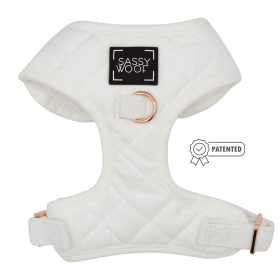 Sassy Woof Brand - Adjustable Harness - Many options! (Color: I Do, Too (White), size: Xsmall)