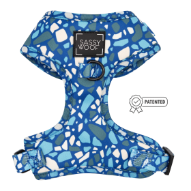 Sassy Woof Brand - Adjustable Harness - Many options! (Color: Santorini, size: Xsmall)