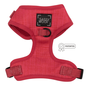 Sassy Woof Brand - Adjustable Harness - Many options! (Color: Merlot, size: Xsmall)