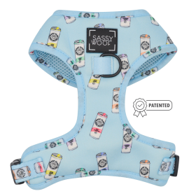Sassy Woof Brand - Adjustable Harness - Many options! (Color: Woof Claw- Sassy Seltzer, size: Xsmall)