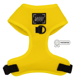 Sassy Woof Brand - Adjustable Harness - Many options! (Color: Neon Yellow, size: small)