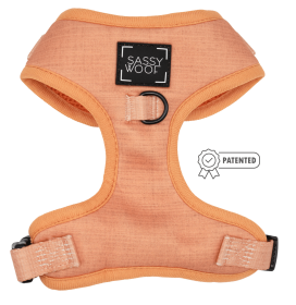 Sassy Woof Brand - Adjustable Harness - Many options! (Color: Apple Cider, size: small)