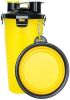 Portable Pet Food Storage and Water Bottle