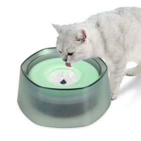 No Spill Pet Water Bowl (Color: Green)
